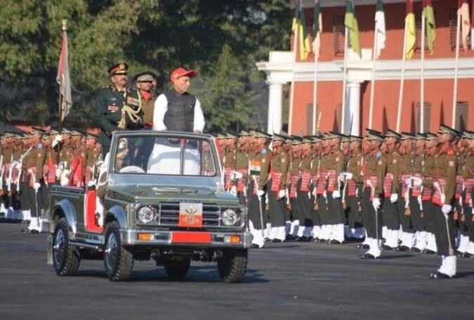 भारतीय सेना को मिले 306 जांबाज अफसर, रक्षा मंत्री ने ली परेड की सलामी