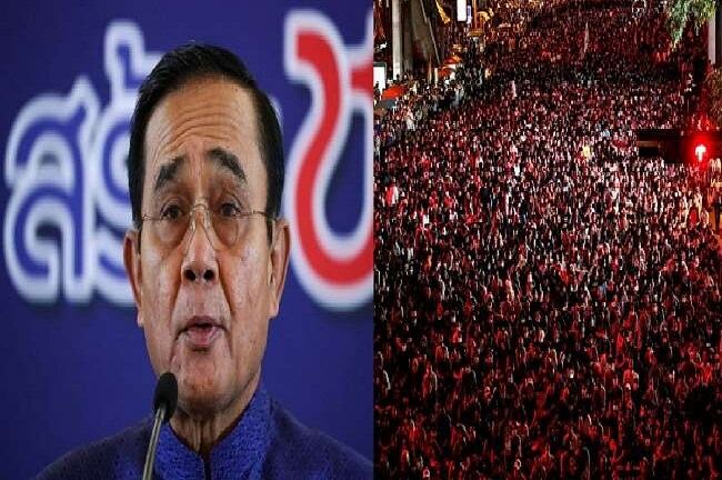 थाइलैंड में उग्र प्रदर्शन जारी, प्रदर्शनकारी प्रधानमंत्री का मांग रहे इस्‍तीफा