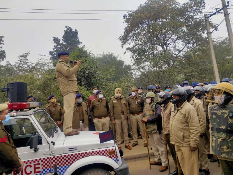 दिल्ली में ट्रैक्टर परेड को लेकर पुलिस सर्तक, फरीदाबाद में 3500 पुलिस कर्मी तैनात