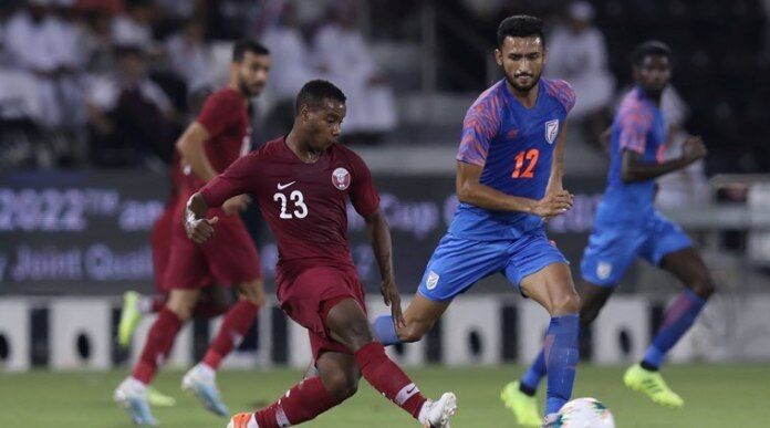भारतीय फुटबॉल टीम ने कतर टीम को ड्रॉ पर रोका