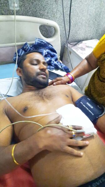 भाजपा नेता पर हथ‍ियार से जानलेवा हमला, गंभीर घायल