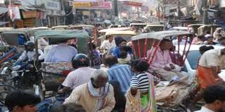 लुटियन दिल्ली में यातायात प्रभावित