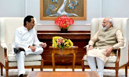 प्रधानमंत्री मोदी से मिले सीएम कमलनाथ 9000 करोड़ की मांगी सहायता