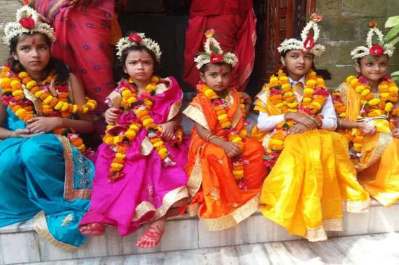 नवरात्रि पर कामाख्या धाम में कुमारी पूजन का जबरदस्त उत्साह