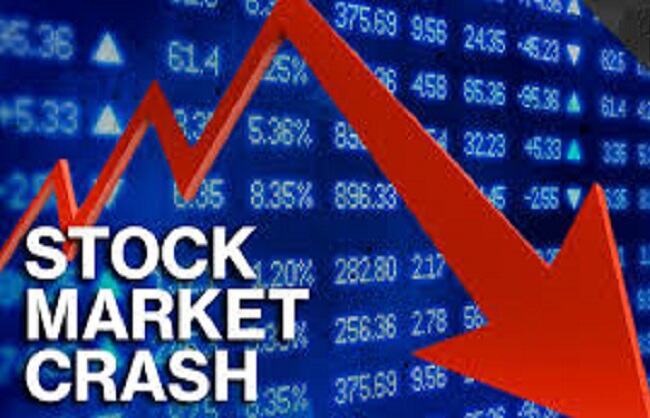 शेयर बाजार गिरावट के साथ बंद, सेंसेक्स 1203.18 अंक गिरा